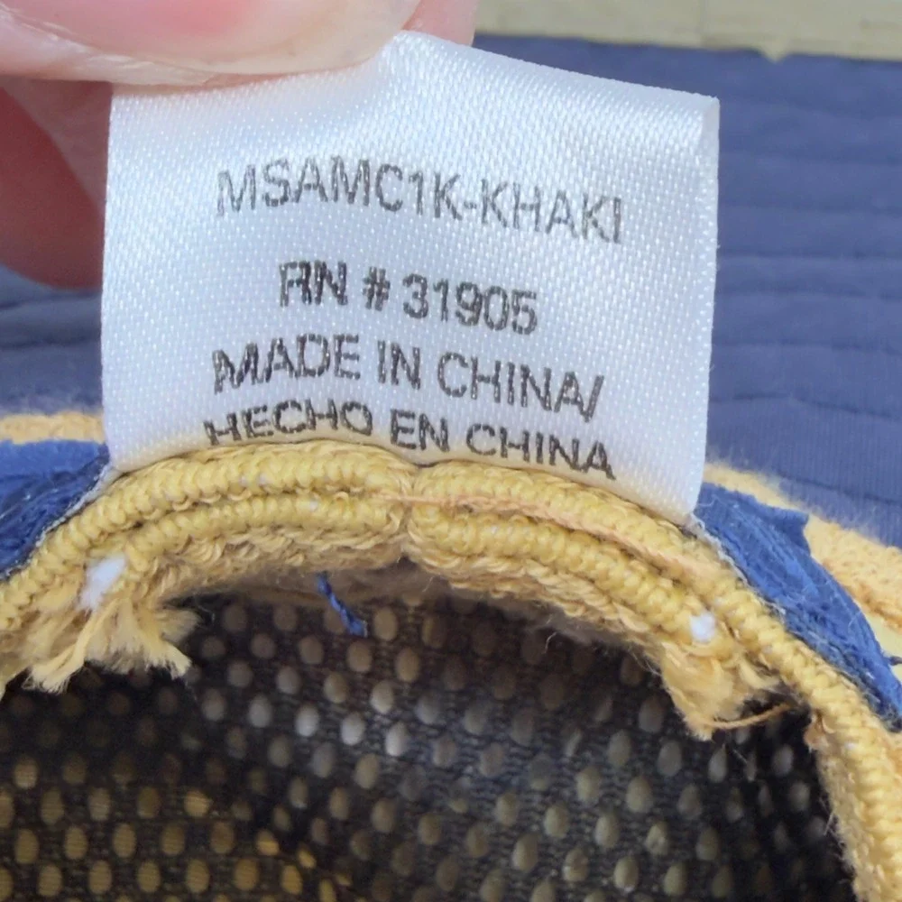 Tommy Bahama Mens Khaki Nylon Boonie Sun Hat Wide Brim Fishing M/L MSAMC1K-KHAKI - Picture 9 of 9